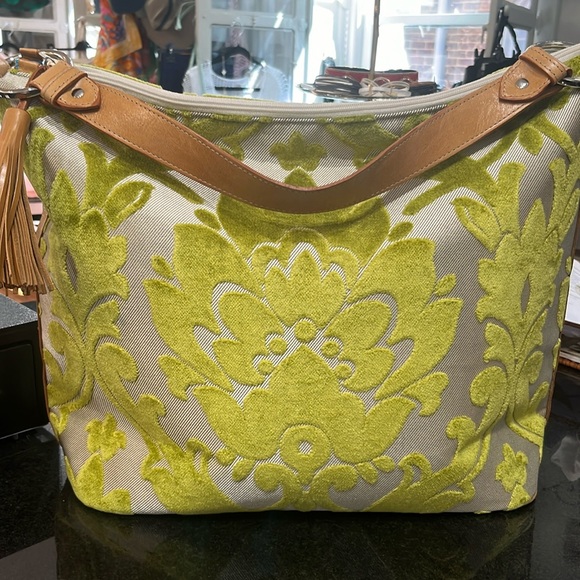 Glenda Gies Handbags - Glenda Giles, Emma Style,  Handmade Green Purse